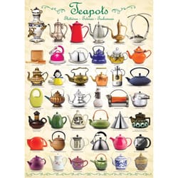 Eurographics Teapots Jigsaw Puzzles Multicolored 1000 pc