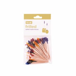 True Frilled Assorted Wood Appetizer Pick