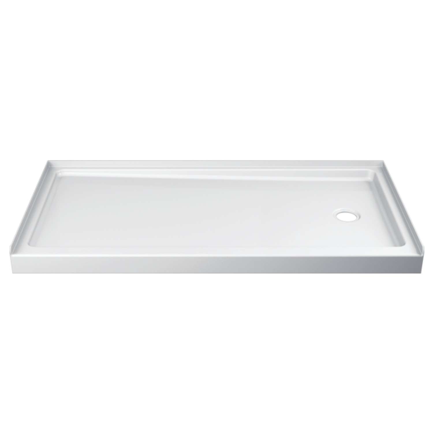 Delta Hycroft 4.5 in. H X 30 in. W X 60 in. L White Shower Base Ace