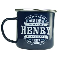 Top Guy Henry 14 oz Multicolored Steel Enamel Coated Mug 1 pk