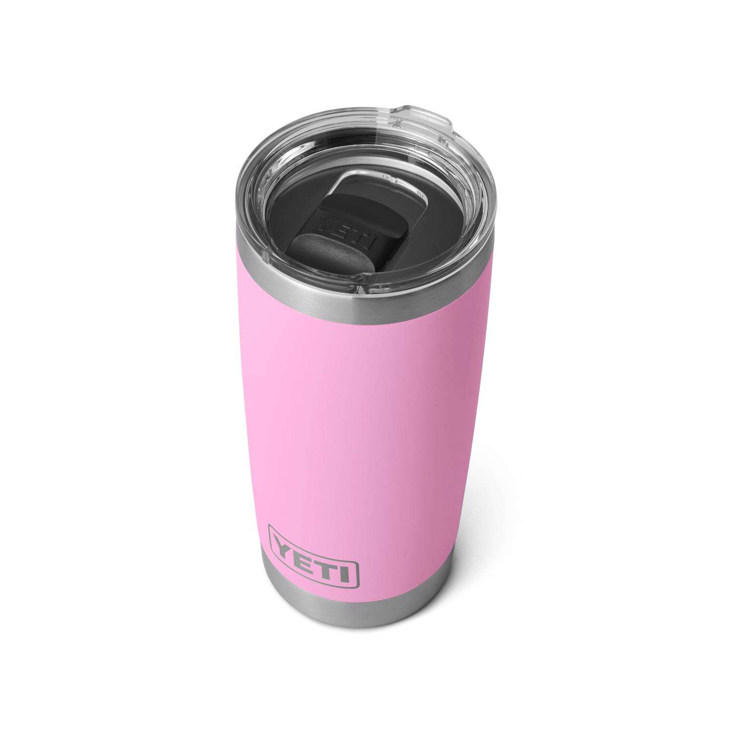 YETI Rambler 20 oz Power Pink BPA Free Tumbler with MagSlider Lid