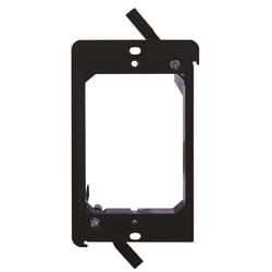 Vanco Old Work Rectangle PVC 1 gang Low Voltage Mounting Bracket Black