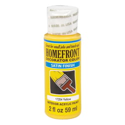 Homefront Satin Yellow Hobby Paint 2 oz