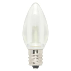 Westinghouse C7 E12 (Candelabra) LED Bulb Cool White 4 Watt Equivalence 2 pk