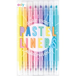 OOLY Pastel Liners Assorted Fine and Chisel Tips Markers 8 pk