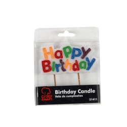 Chef Craft Multicolor Unscented Scent Birthday Candles