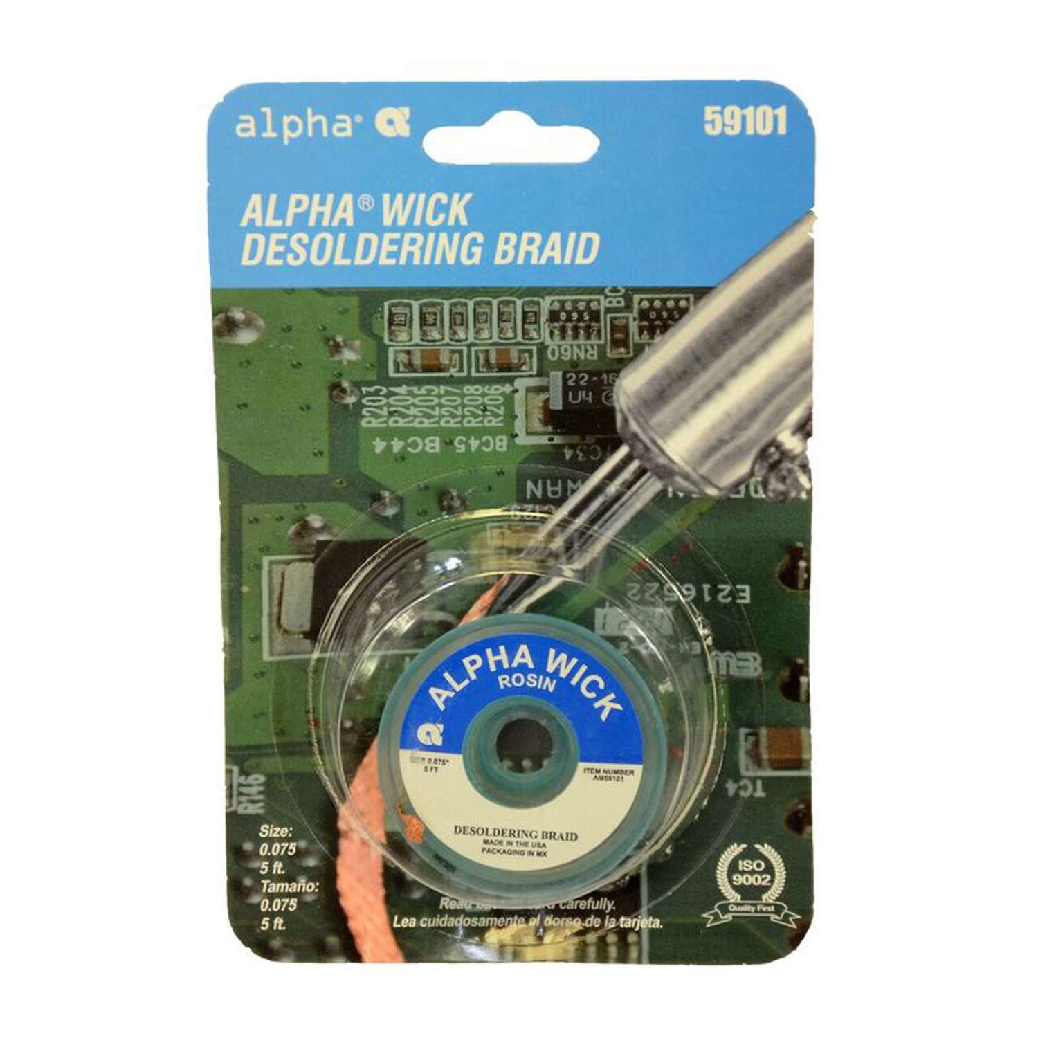 Alpha Wick Desoldering Braid Copper 1 pc Ace Hardware