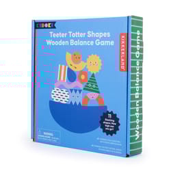 Kikkerland Kidoki Teeter Totter Shapes Balance Game Multicolored