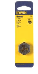 Irwin Hanson High Carbon Steel Metric Hexagon Die 7mm-1 1 pc