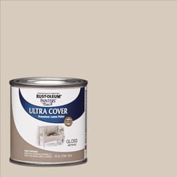 Rust-Oleum Painters Touch Ultra Cover Gloss Almond Water-Based Paint Exterior and Interior 8 oz