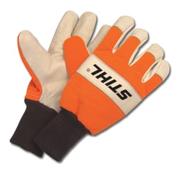 STIHL Unisex Work Gloves Orange/White 1 pk