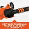  BLACK+DECKER BECS600 Chain Saw, Black/Orange : Tools