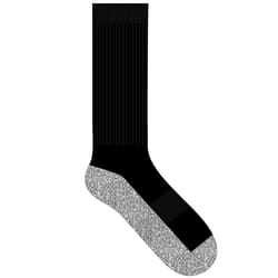 SOF SOLE Men's 13-15 Crew Socks Black