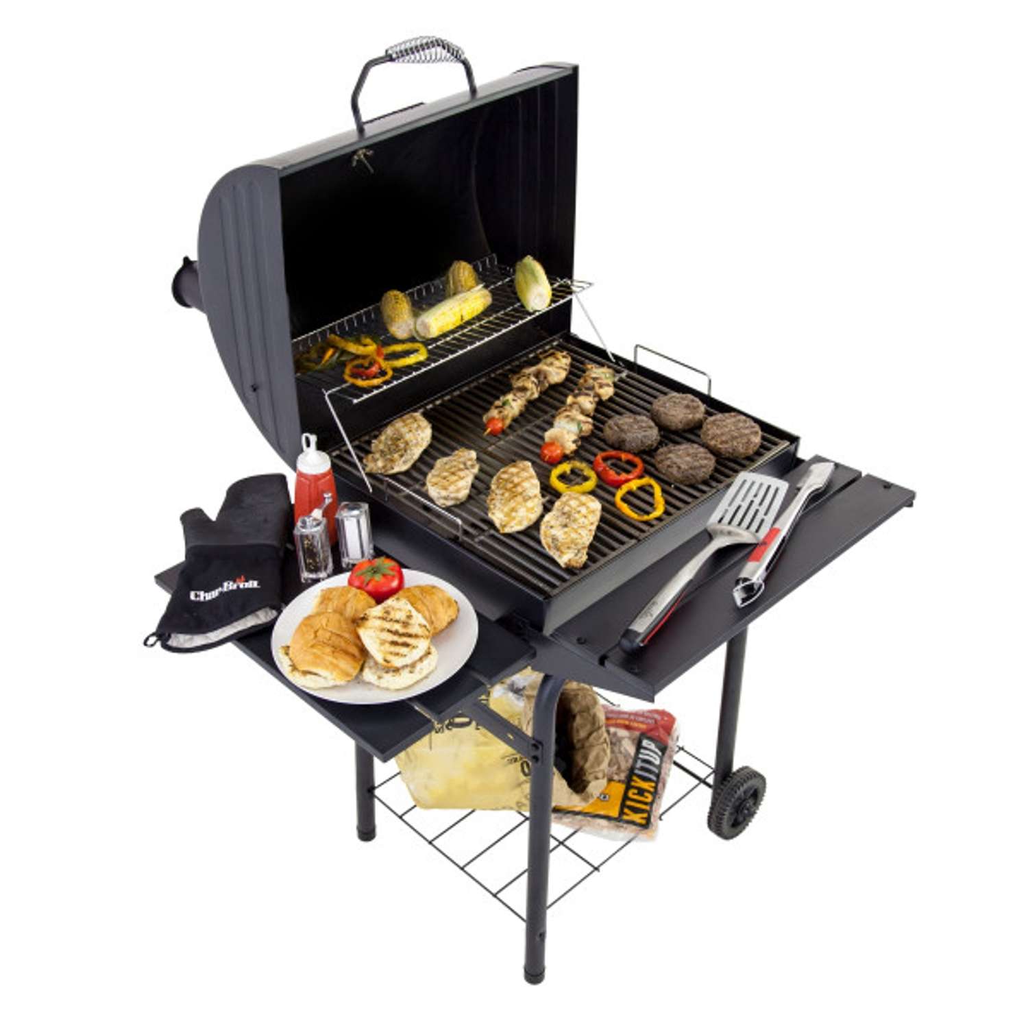 American Gourmet 25 in. Charcoal Grill Black Ace Hardware