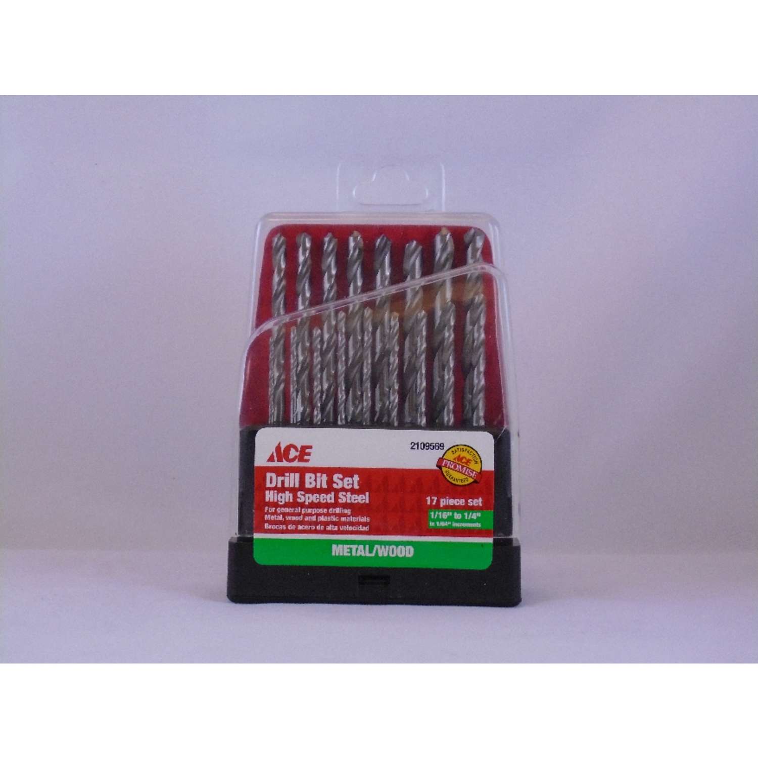 Ace High Speed Steel Drill Bit Set 17 pc. Ace Hardware