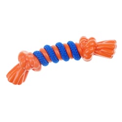 Boss Pet Infinity Orange TPR Rope Bone Tug Toy Small 1 pk