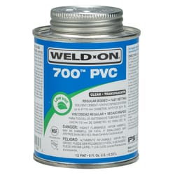 Weld-On 700 Clear Solvent Cement For PVC 8 oz