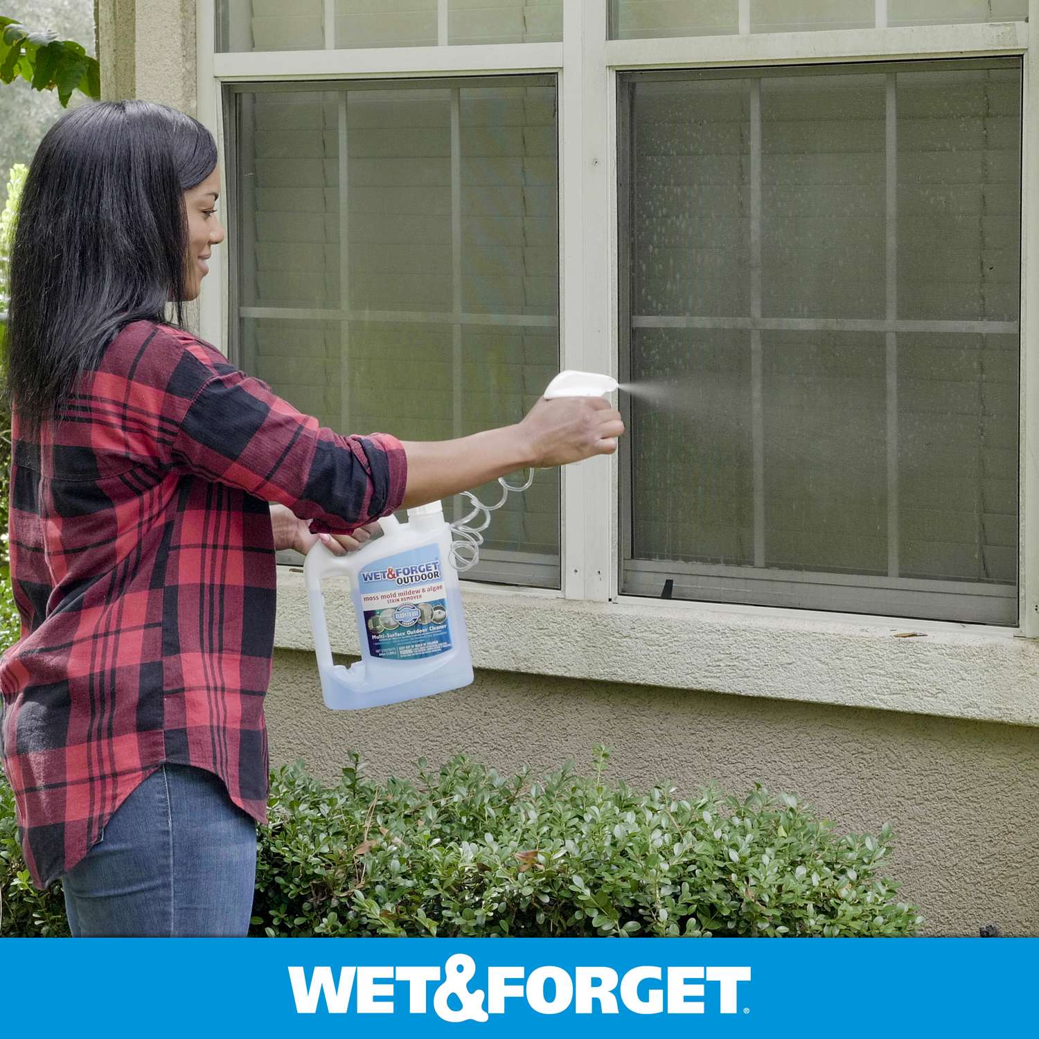 Wet & Forget Outdoor Ready to Use Mildew Stain Remover - 64 oz jug