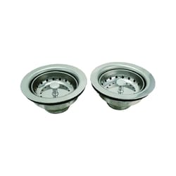 Oatey 3-3/8 in. Polished Chrome Stainless Steel Shower Drain Strainer - Ace  Hardware