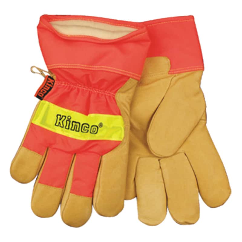 Kinco Men's Outdoor HiViz Work Gloves Orange S 1 pair Ace Hardware