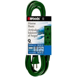Southwire Outdoor 9 ft. L Green Extension Cord 16/3