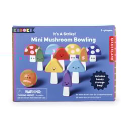 Kikkerland Kidoki Mini Mushroom Bowling Multicolored 11 pc