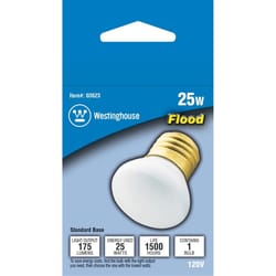 Westinghouse 25 W R14 Floodlight Incandescent Bulb E26 (Medium) White 1 pk