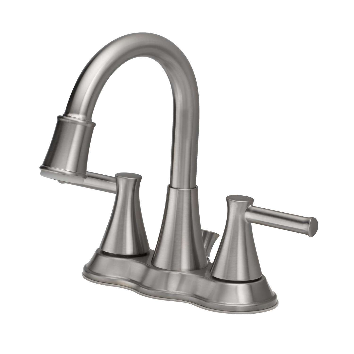 OakBrook Brushed Nickel TwoHandle Bathroom Sink Faucet 4 in. Ace