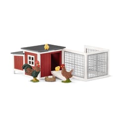 Schleich Farm World Chicken Coop Set Toys Multicolored 8 pc