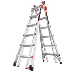 Little Giant Velocity 26 ft. H Aluminum Telescoping Multi-Position Ladder Type IA 300 lb. capacity