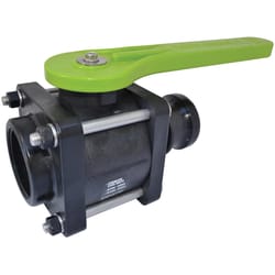 Green Leaf 2 in. Polypropylene FPT X MALE Ball Valve Full Port