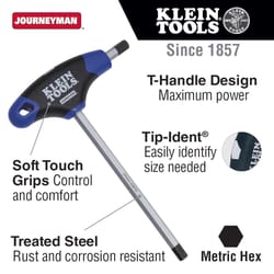 Klein Tools Journeyman 2.5 mm Metric T-Handle Hex Key 1 pc