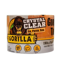 Gorilla Crystal Clear 2.88 in. W X 15 yd L Clear Duct Tape