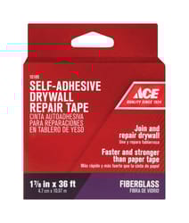 Ace  36 ft. L x 1.88 in. W Fiberglass  White  Self Adhesive Wall Repair Tape 