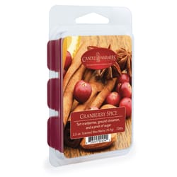 Candle Warmers Red Cranberry Spice Scent Wax Cubes 2.5 oz