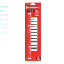 Craftsman 1/4 in. drive Metric 6 Point Deep Socket Set 11 pc