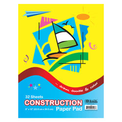 Bazic Products 9 in. W X 12 in. L Construction Paper 32 sheet