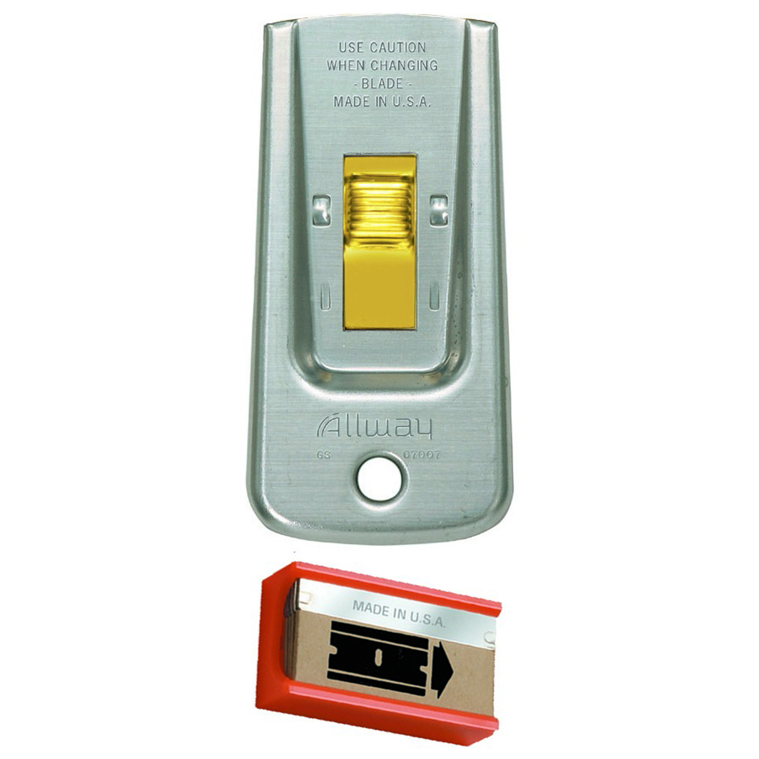 Allway 1-1/2 in. W Steel Single-Edge Razor Scraper - Ace Hardware