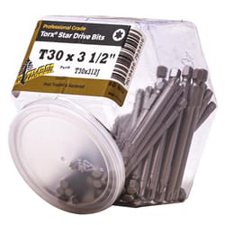 Big Timber Star T30 Head X 3-1/2 in. L Torx Insert Bit Steel 25 pc