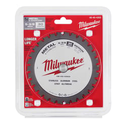 Milwaukee 5-3/8 in. D X 5/8 in. Tungsten Carbide Tipped Circular Saw Blade 30 teeth 1 pk