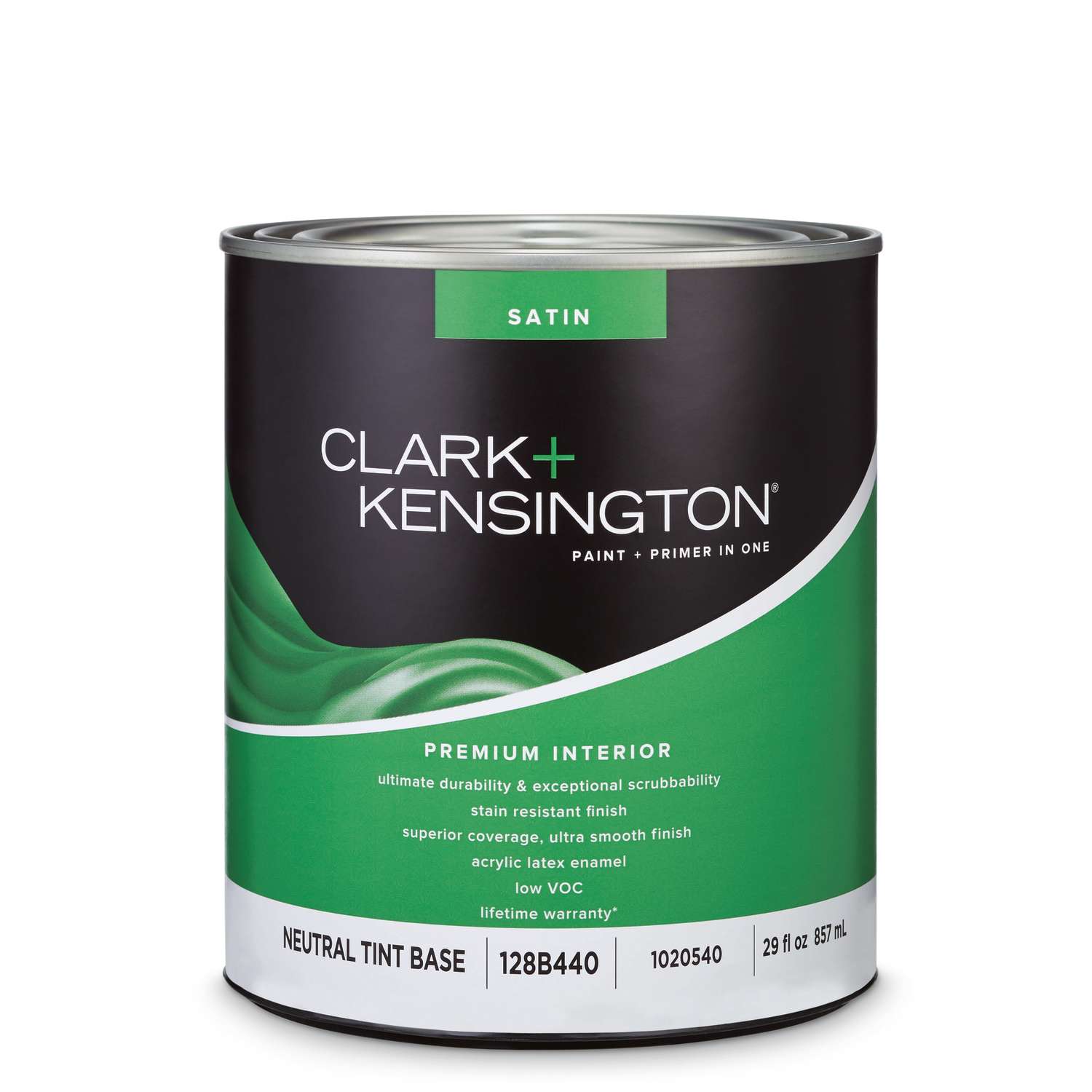 Clark+Kensington Satin Tint Base Neutral Base Acrylic Latex Paint ...