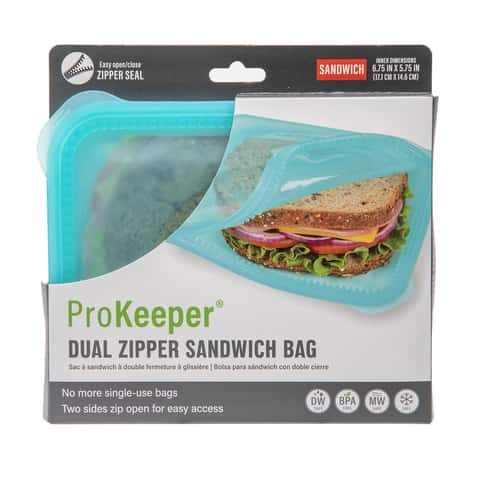 480 Fold Top Sandwich Snack Bags Food Storage Plastic Baggies Office Travel Home