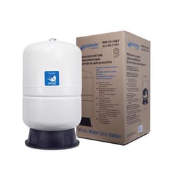 PRO-source 85 Gallon Steel Vertical Epoxy Lined Pressurized Air over Water  Storage Tank