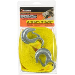 Keeper Performance Engineered 2 in. Tow Rope with Hooks