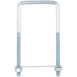 Hampton 3/8 in. X 3-5/8 in. W X 7 in. L Coarse Zinc-Plated Steel Lumber Size Square Bend U-Bolt