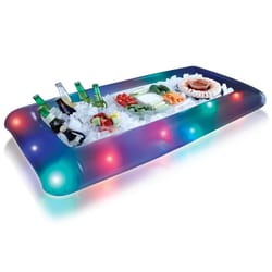 PoolCandy Multicolored PVC Inflatable LED Pool Float