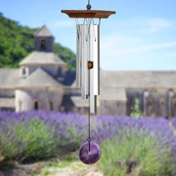 Woodstock Chimes Multi-color Aluminum/Wood 21 in. Amethyst Wind Chime