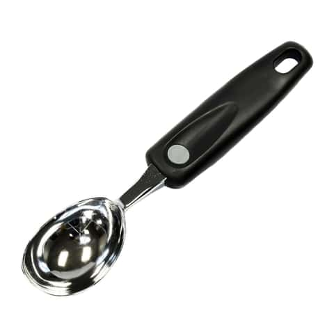 Metal Ice Cream Scoop Stock Photo - Download Image Now - Chrome