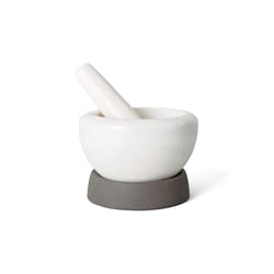 Chef'n White/Gray Silicone Mortar and Pestle