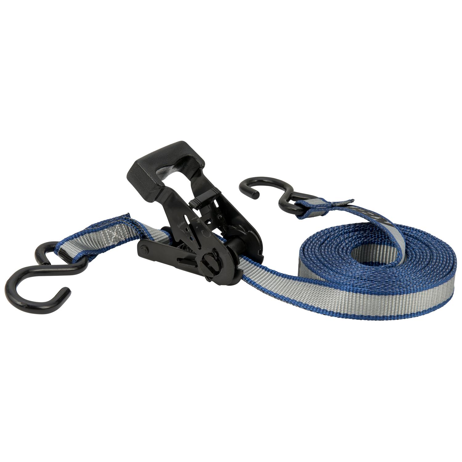 A47205 Keeper 1 in. W X 14 ft. L Gray Ratchet Tie Down St sku A47205
